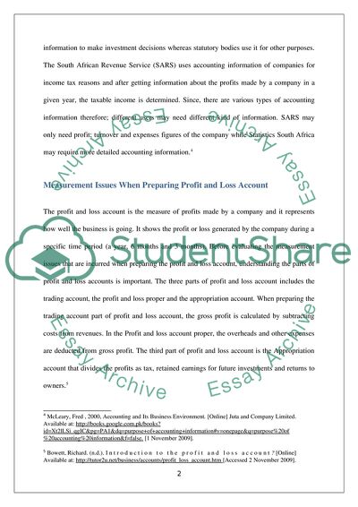 The Purpose of Producing Accounting Information and Its Use