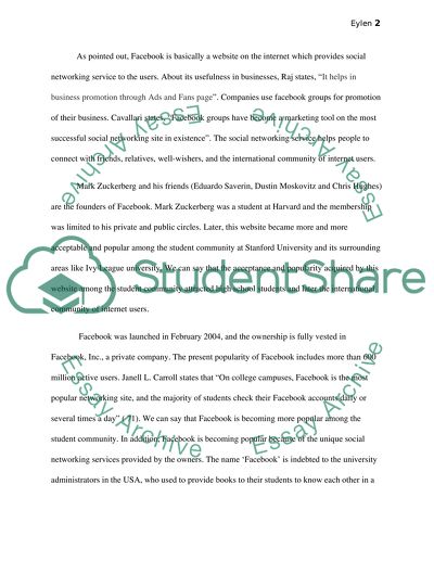 Facebook is a Useful Website for the People