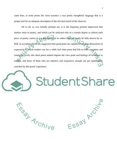 Poetry as a means of establishment of a closer connection between a poet and a reader