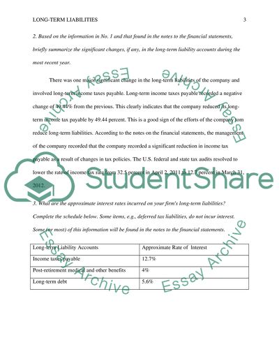Long-Term Liabilities (Assignment 9)