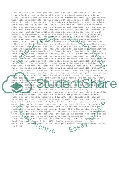 Leading Complex Change with Post-Conventional Consciousness