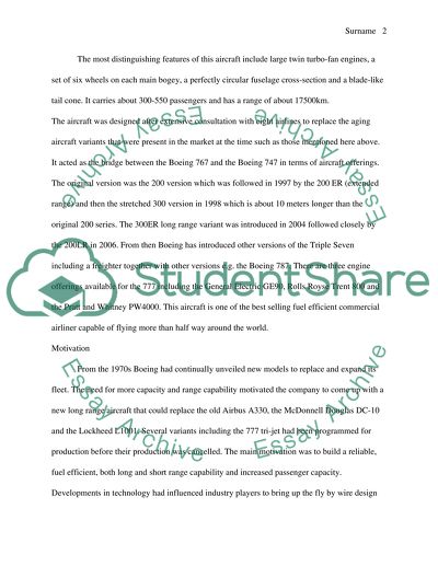 Introducing an airplane