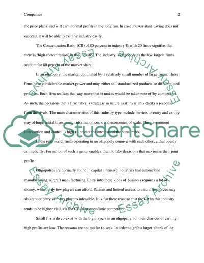 The Concentration Ratio and Js Transportation