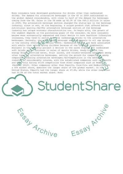 Energy Drinks Competition