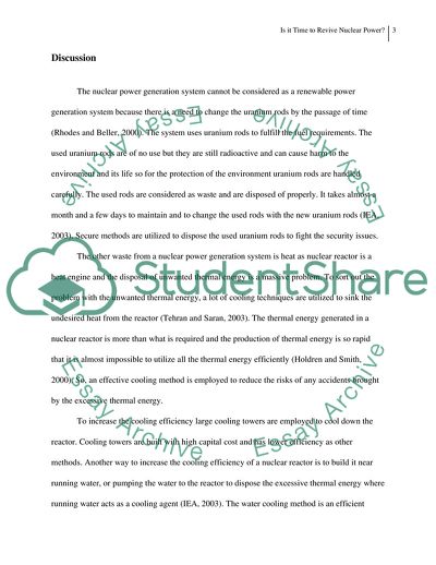 Is It Time to Revive Nuclear Power