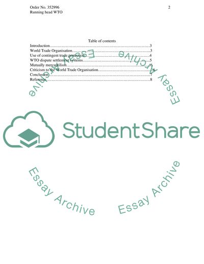 World Trade Organisation