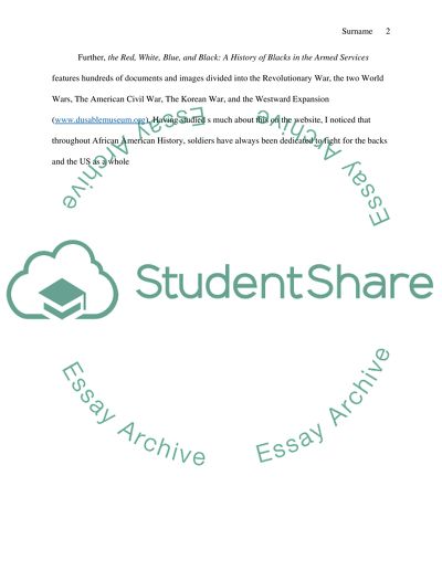 Museum Research Paper: DuSable Museum of African American History