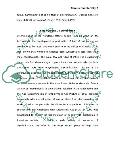 Whether you think it is harder to be a man or woman in todays society. Or discuss whether men or women have more power and why