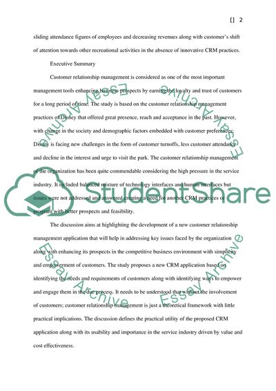 Walt Disney and Customer Relationship Marketing