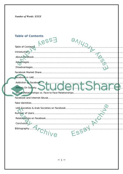 The Influence of Facebook