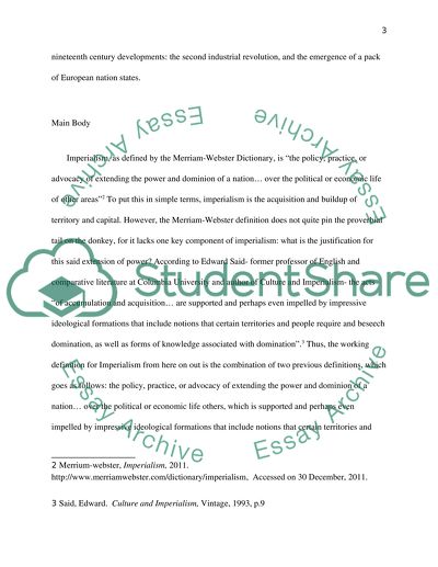 Policies and Practices of European Empires during New Imperialism