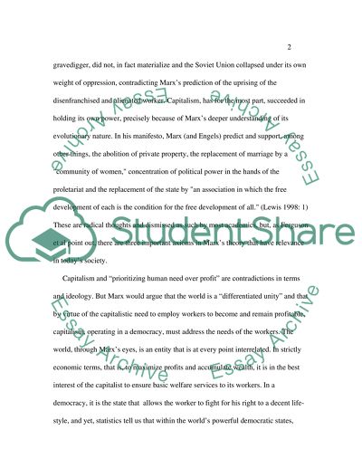 Welfare and Three Axioms of Classical Marxist Theory