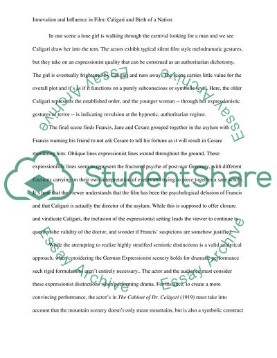 Film Language:Silent to Kane