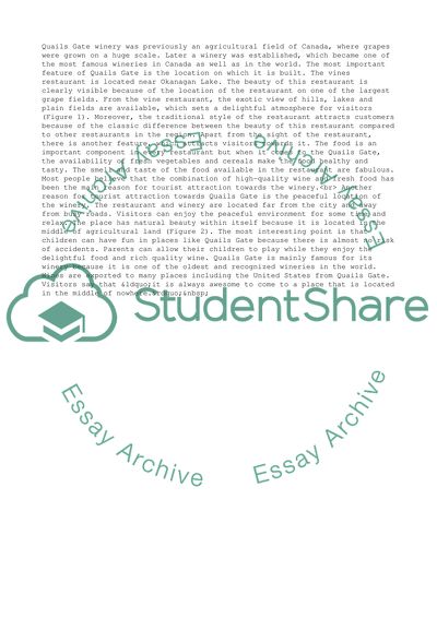 Quails Gate Winery Experience