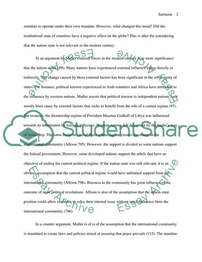 The Concepts of Sovereign Statehood