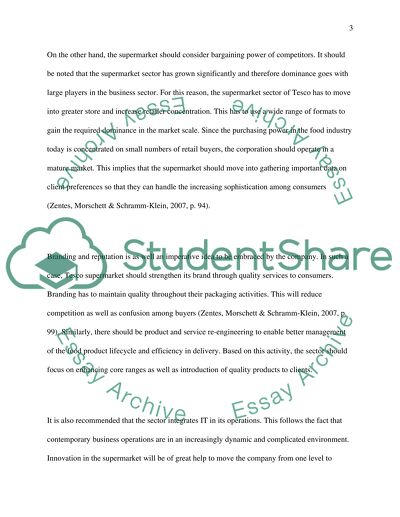 Branding and Reputation of Tesco Supermarket