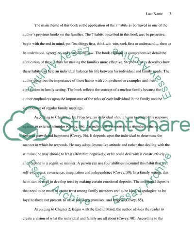 The 7 Habits of Highly Effective Families