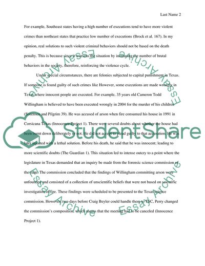 Current Controversy About Capital Punishment in Texas