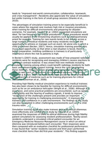 Is Simulation an Effective Educational Tool in Teaching Procedural Skills to Pediatric Residents