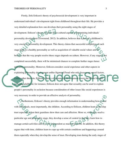 Theories of Personality