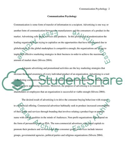 Communication psychology