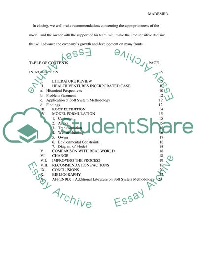 Health Ventures Incorporated