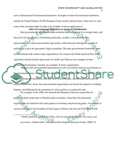 Sovereignty in international relations examples picture