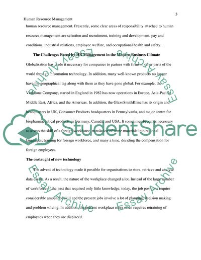 Human Resources for Industry