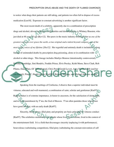 Prescription Drug Abuse and the Death of Flawed Diamonds