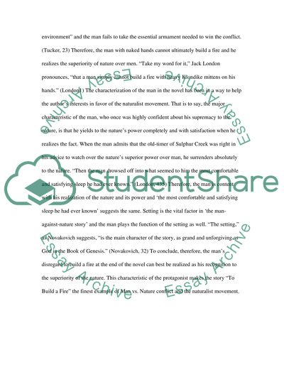 The Characteristics of the Man in Jack Londons To Build a Fire