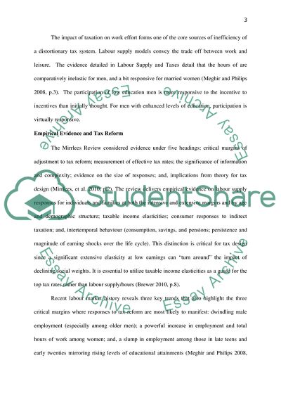 Reforming of the UK Welfare System