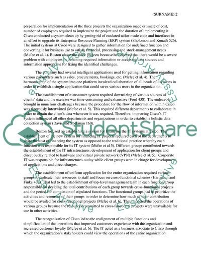 E-Business Strategy: Cisco