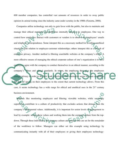 Organizational Philosophies and Technology Paper