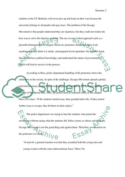 Occupy Wall Street Movement