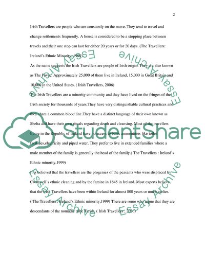 The Irish Travellers Are a Minority Community