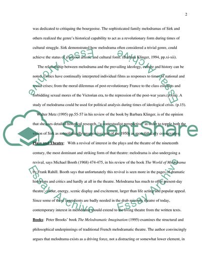 What are the essential aspects of melodrama