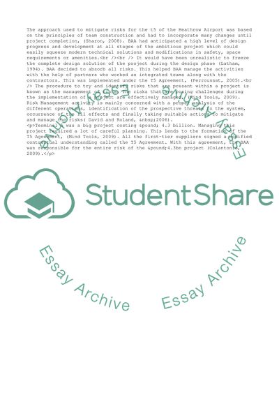 Project Risk Management