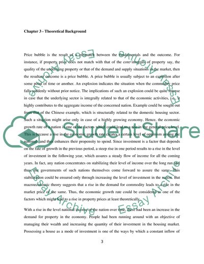 Housing Price in Chinese Property Market