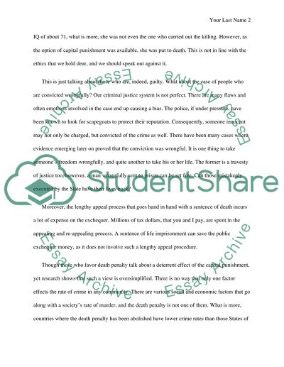 Speaking Out Against Torturous Punishments