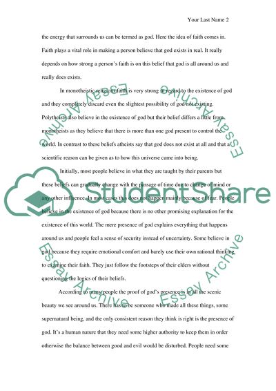 How do we know God exists