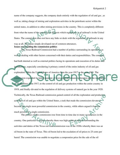 Texas Railroad Commissions Politics