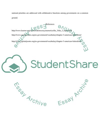 Type of Federalism Conducive for Education