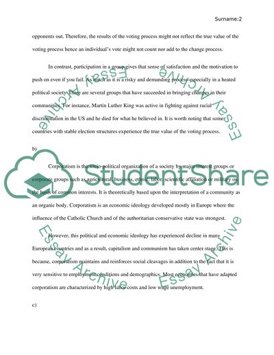 120 Introduction to Political Science