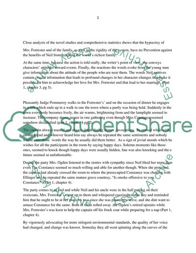 A theoretical conflict in Cathers novel Pride and Prejudice