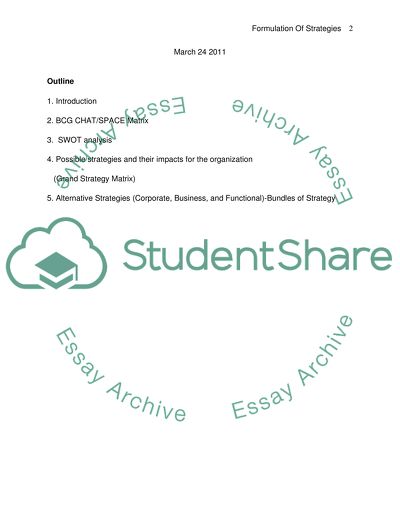 Strategic Management