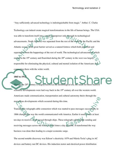 technology control us essay