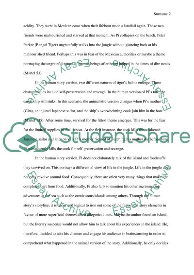 Which is the true story from the life of pi