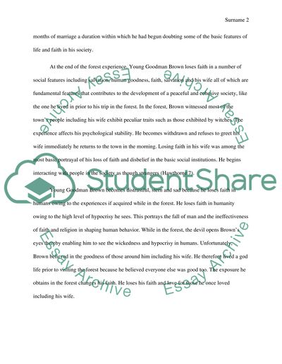 English 101 Young Goodman Paper