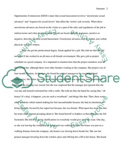 Types of Sexual Harassment