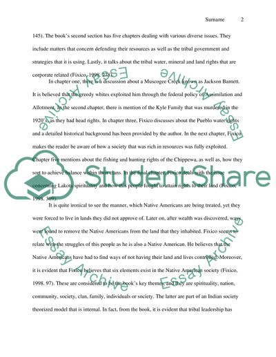 The Invasion of Indian Country: American Capitalism